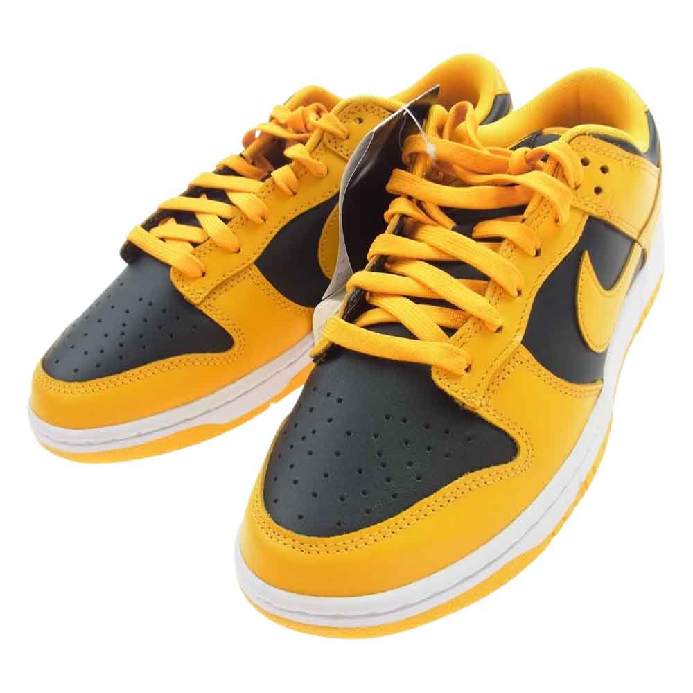 NIKE ナイキ DD1391-004 Dunk Low Championship Goldenrod ダンク ロー チャンピオンシップ ゴールデンロッド スニーカー ブラック系 オレンジ系 28.0cm【新古品】【未使用】【中古】