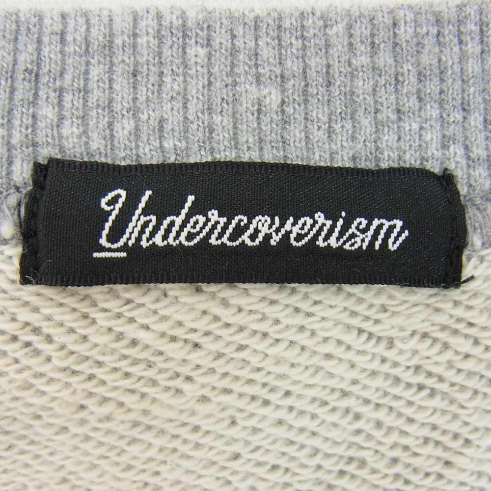 アンダーカバー イズム 23SS UI1C4802 Languid UISM プルオーバー スウェット グレー系 5【美品】【中古】