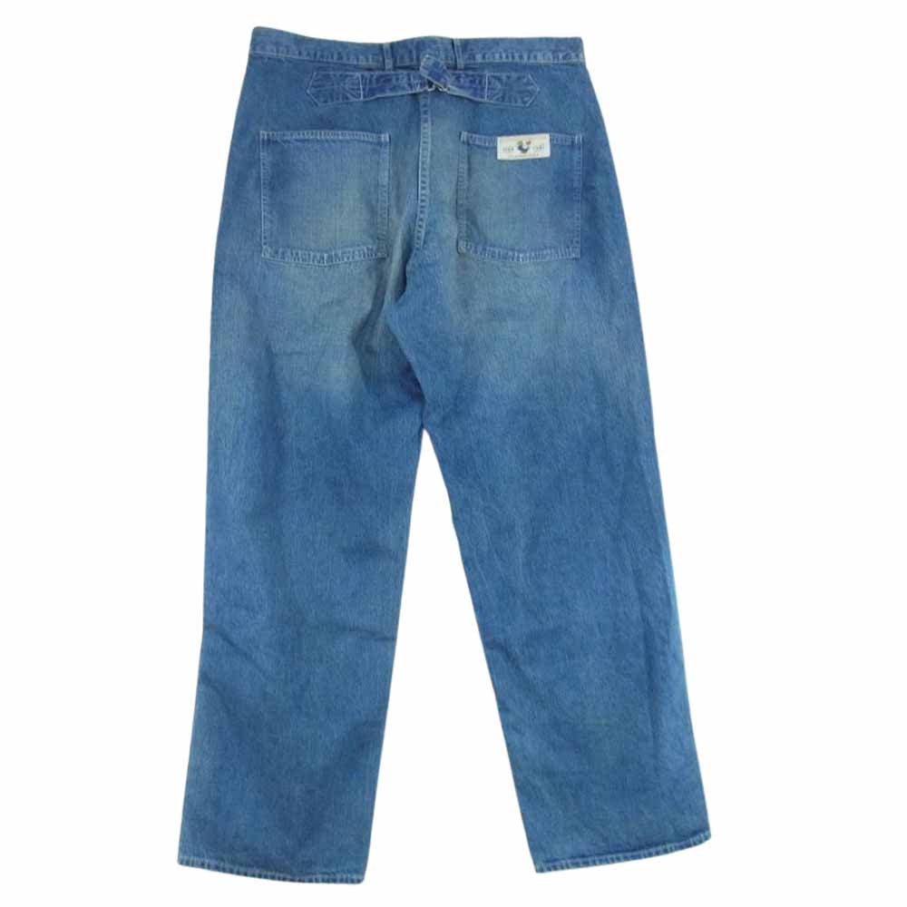 HUMAN MADE ヒューマンメイド HM25PT012 HEART BAGGY DENIM PANTS バギー デニム パンツ インディゴブルー系 XL【美品】【中古】