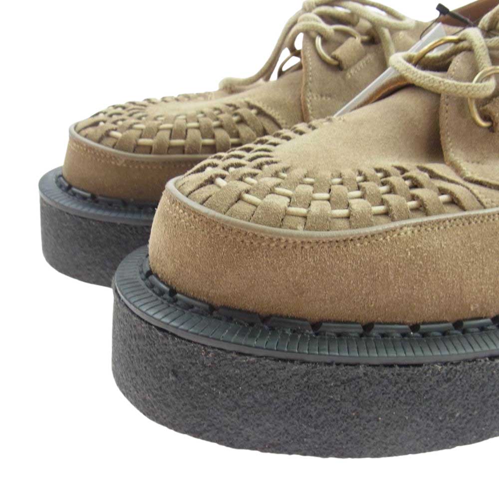UNDERCOVER アンダーカバー UCZ9F01 × GEOREGE COX ジョージコックス ラバーソール シューズ ブラウン系 9【新古品】【未使用】【中古】