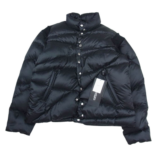 アンダーカバー イズム U12A4203 Asymetric Panlled Puffer Jacket アシメトリック パファー ジャケット  ブラック系 4【極上美品】【中古】