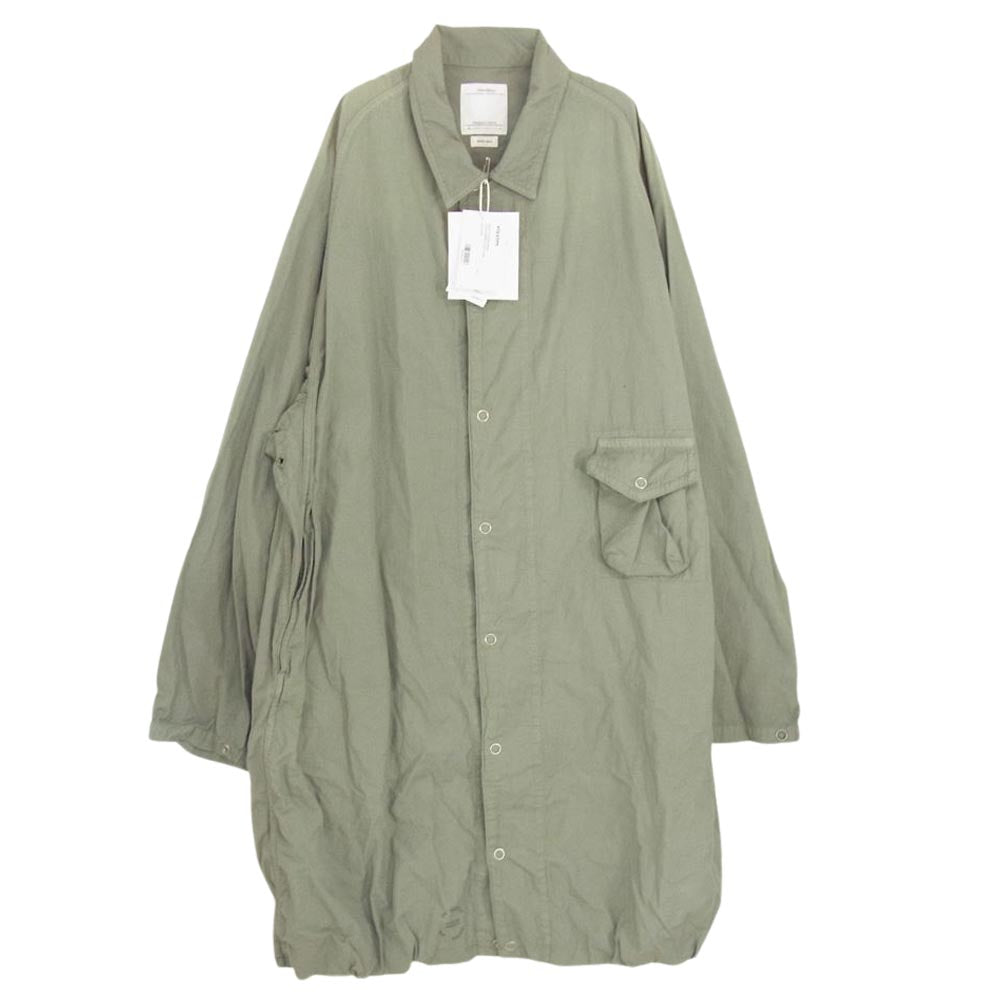 VISVIM ビズビム 21AW  0121205013028 FOUR WINDS COAT (C/SI) フォー ウインズ コート  カーキ系 4【中古】