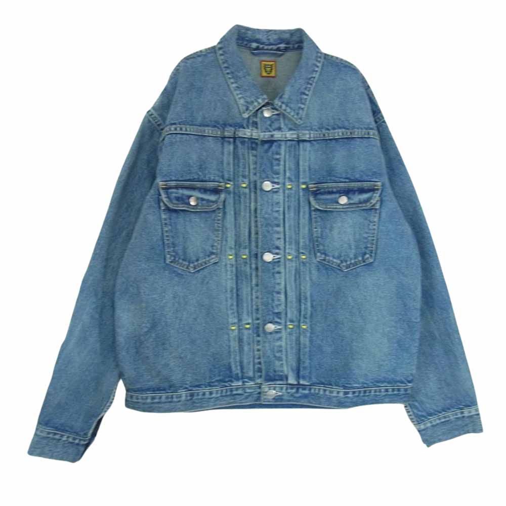HUMAN MADE ヒューマンメイド 23SS  HM25JK022  Storm Cowboy Denim Jacket Type1968 Indigo ストーム カウボーイ デニム ジャケット インディゴブルー系 XXL【美品】【中古】