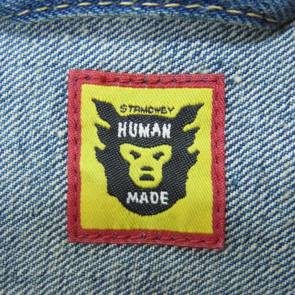 HUMAN MADE ヒューマンメイド 23SS  HM25JK022  Storm Cowboy Denim Jacket Type1968 Indigo ストーム カウボーイ デニム ジャケット インディゴブルー系 XXL【美品】【中古】