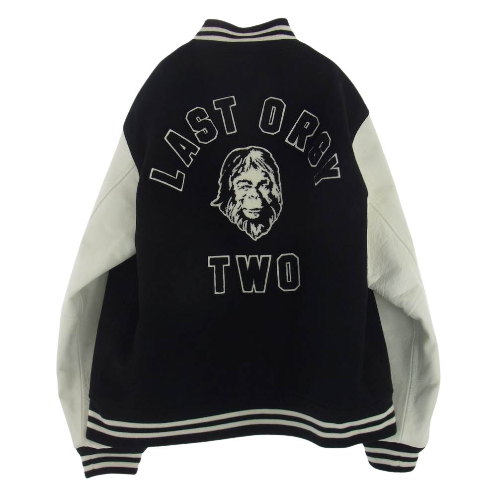 UNDERCOVER アンダーカバー 22AW UC2B9202 × HUMAN MADE ヒューマンメイド LAST ORGY 2 VARSITY JACKET ラストオージー2 バーシティジャケット スタジャン ブラック系 2XL【中古】