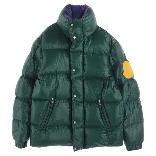 MONCLER モンクレール 18AW GENIUS ジーニアス DERVAUX ビッグロゴ ダウン ジャケット グリーン系 2【中古】