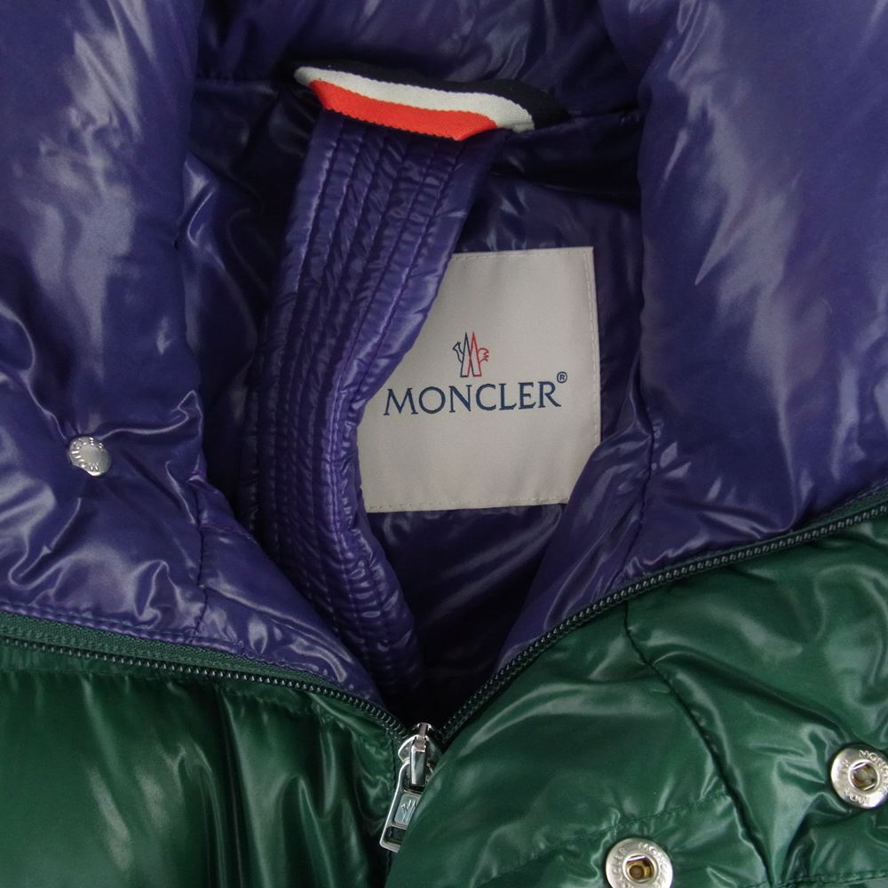 MONCLER モンクレール 18AW GENIUS ジーニアス DERVAUX ビッグロゴ ダウン ジャケット グリーン系 2【中古】