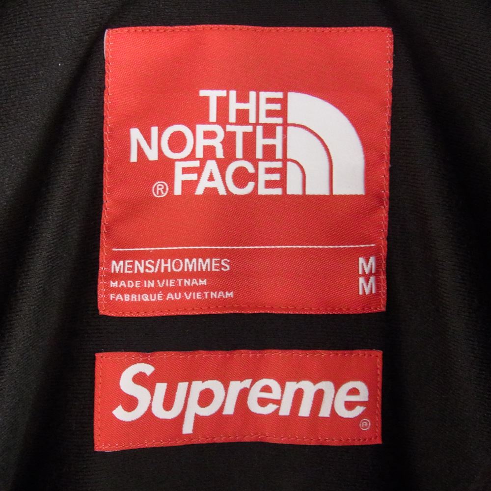 Supreme シュプリーム 17AW THE NORTHFACE Mountain Parka ザノースフェイス マウンテン パーカー ジャケット 雪山 ブラック系 ブルー系 M【中古】