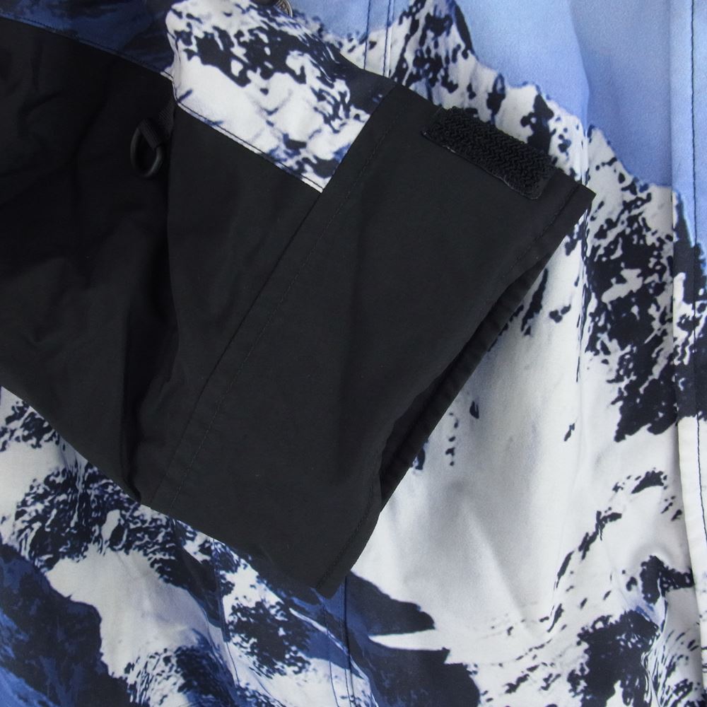 Supreme シュプリーム 17AW THE NORTHFACE Mountain Parka ザノースフェイス マウンテン パーカー ジャケット 雪山 ブラック系 ブルー系 M【中古】