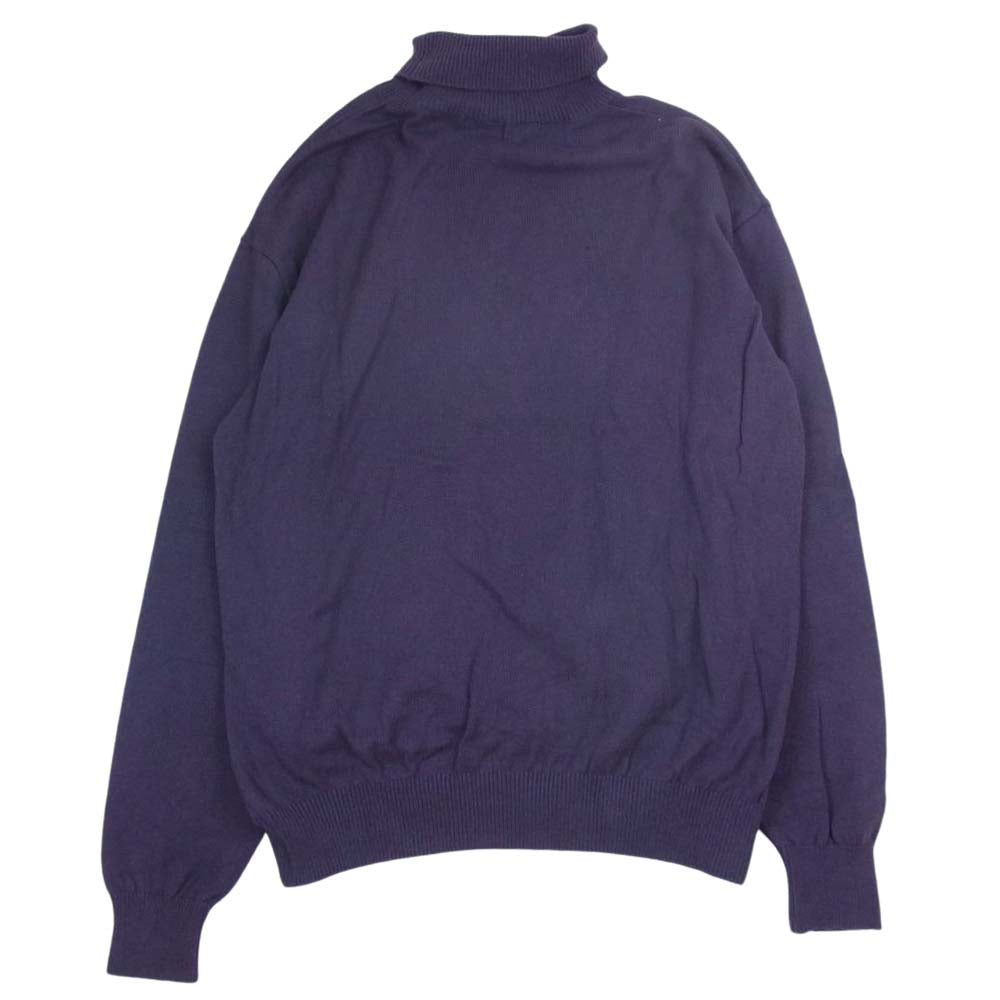 HYSTERIC GLAMOUR ヒステリックグラマー 02191NS03 プリント ハイネック プルオーバー ニット パープル系 L【中古】