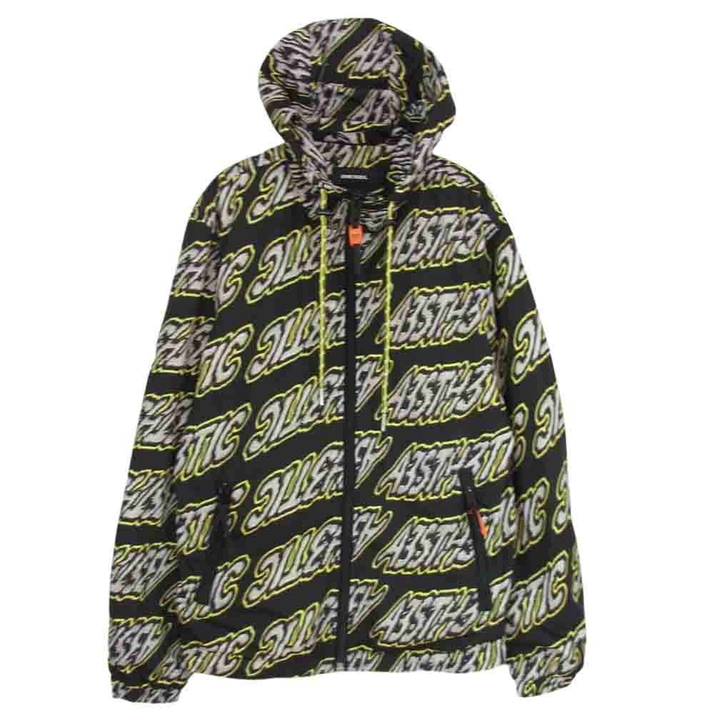 DIESEL ディーゼル 00E8F202 総柄 ナイロン ジャケット ブラック系 S【中古】