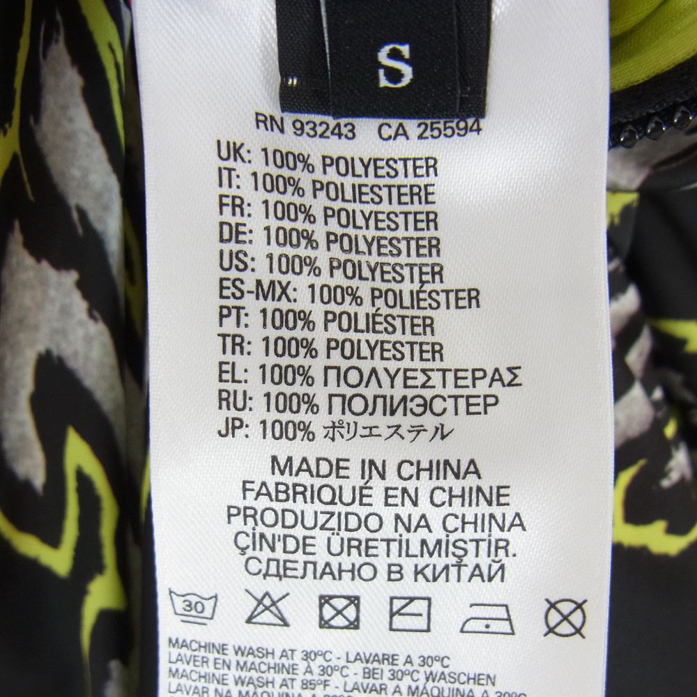 DIESEL ディーゼル 00E8F202 総柄 ナイロン ジャケット ブラック系 S【中古】