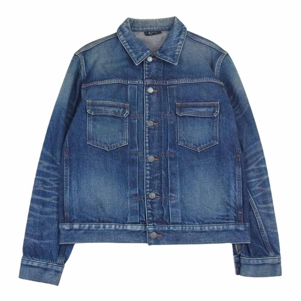 A.P.C. アーペーセー DENIM JACKET デニム ジャケット インディゴブルー系 L【中古】