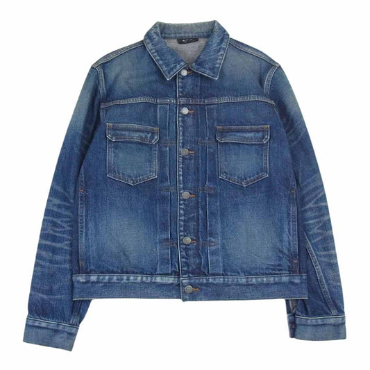 A.P.C. アーペーセー DENIM JACKET デニム ジャケット インディゴブルー系 L【中古】