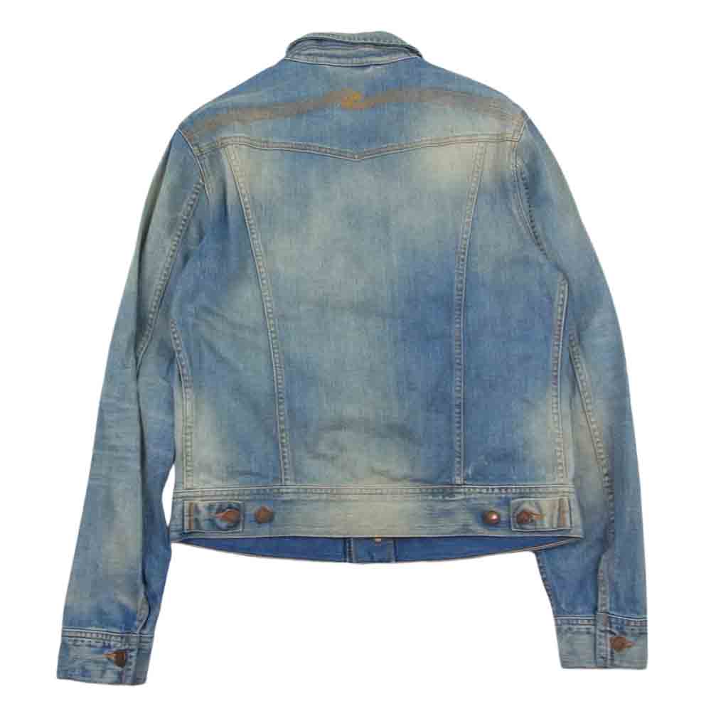 Nudie Jeans ヌーディージーンズ NJ3627 SE-411 17 CONNY ORG.BRIGHT BROKEN USED 加工 デニム ジャケット インディゴブルー系 M【中古】