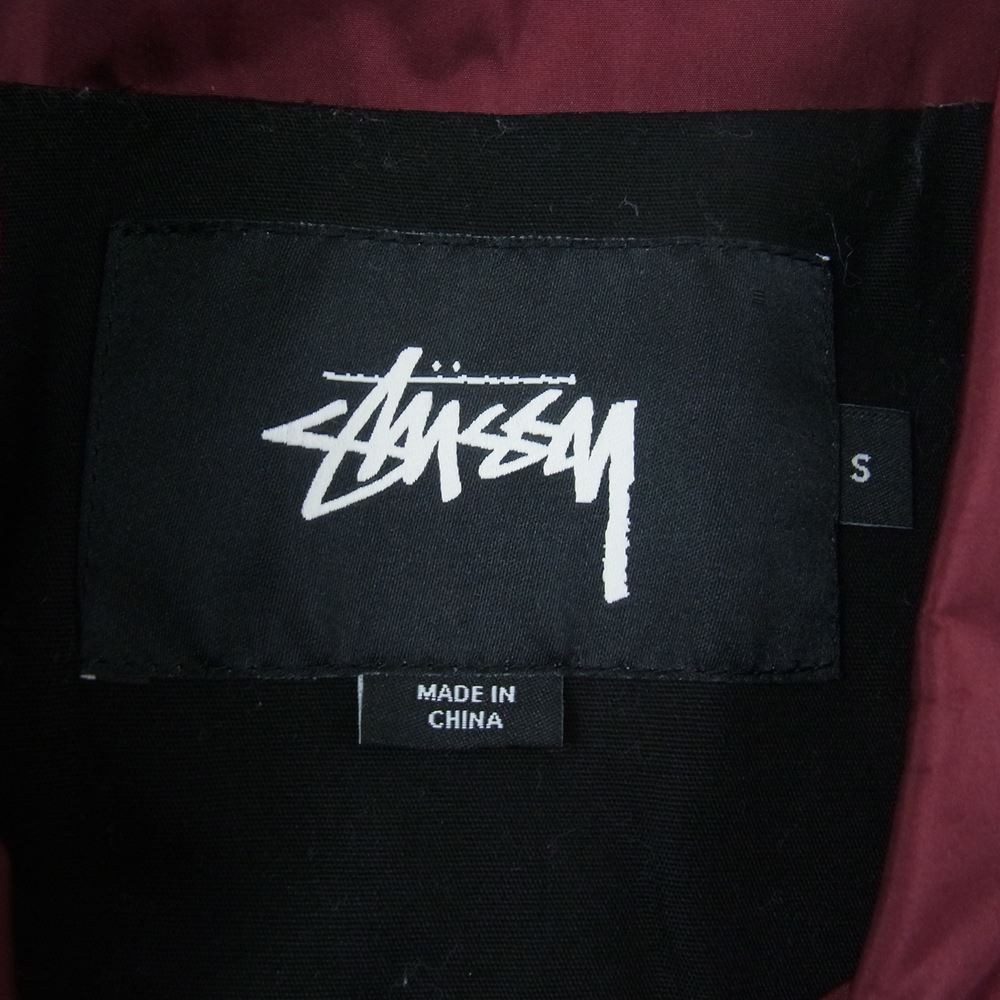 STUSSY ステューシー ストックロゴ コーチ ジャケット エンジ系 S【中古】