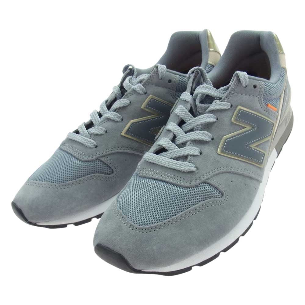 NEW BALANCE ニューバランス CM996BF ローカット スニーカー グレー系 28cm【美品】【中古】