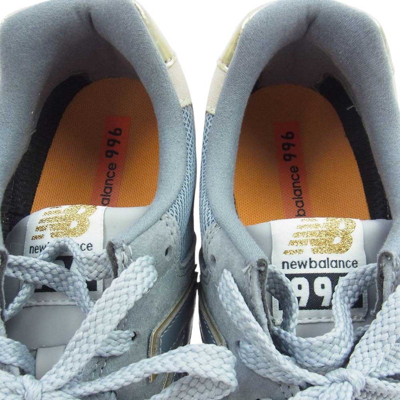 NEW BALANCE ニューバランス CM996BF ローカット スニーカー グレー系 28cm【美品】【中古】