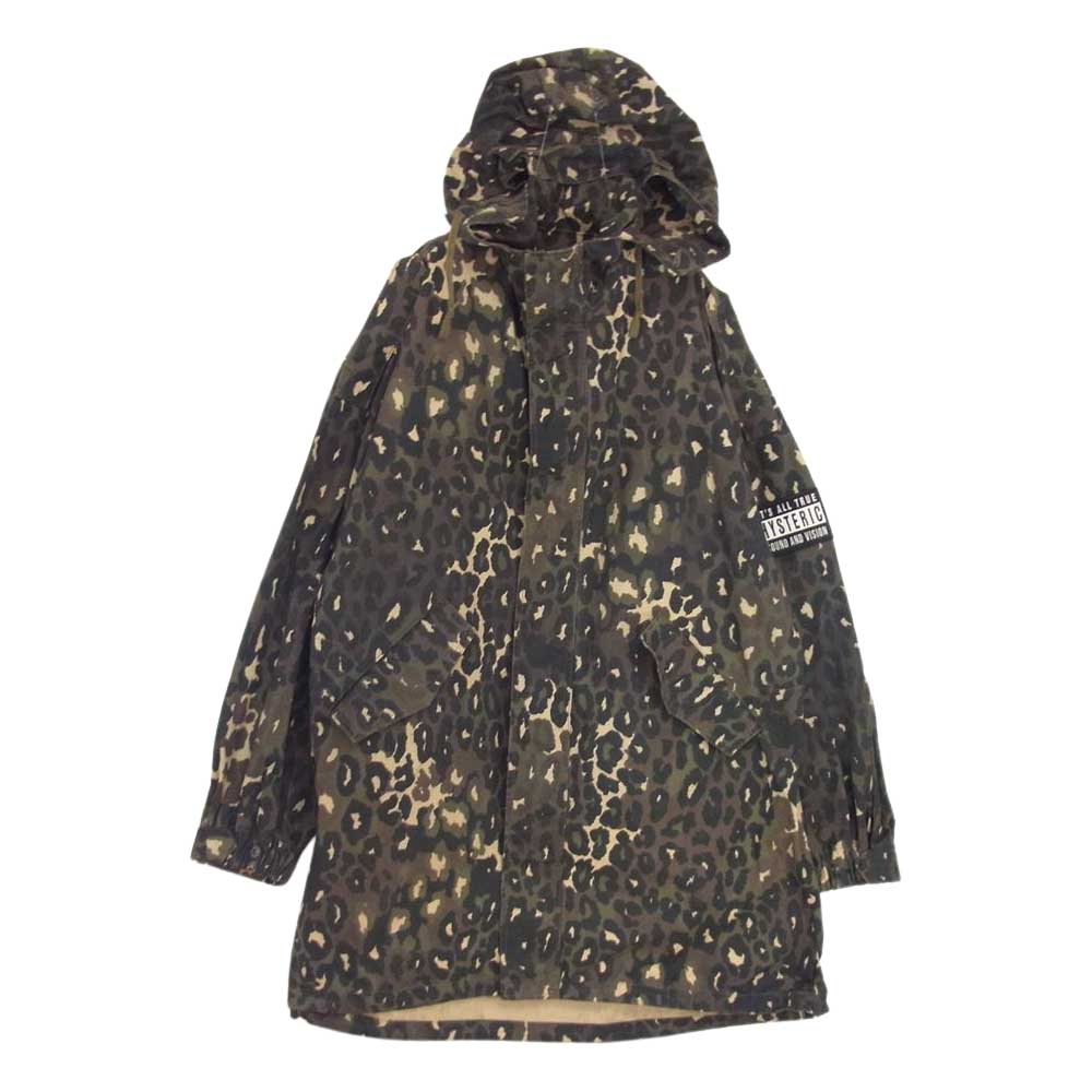 HYSTERIC GLAMOUR ヒステリックグラマー 19SS 01191AB02 HYSTERIC LIVE フーデット ジャケット カーキ系 FREE【中古】