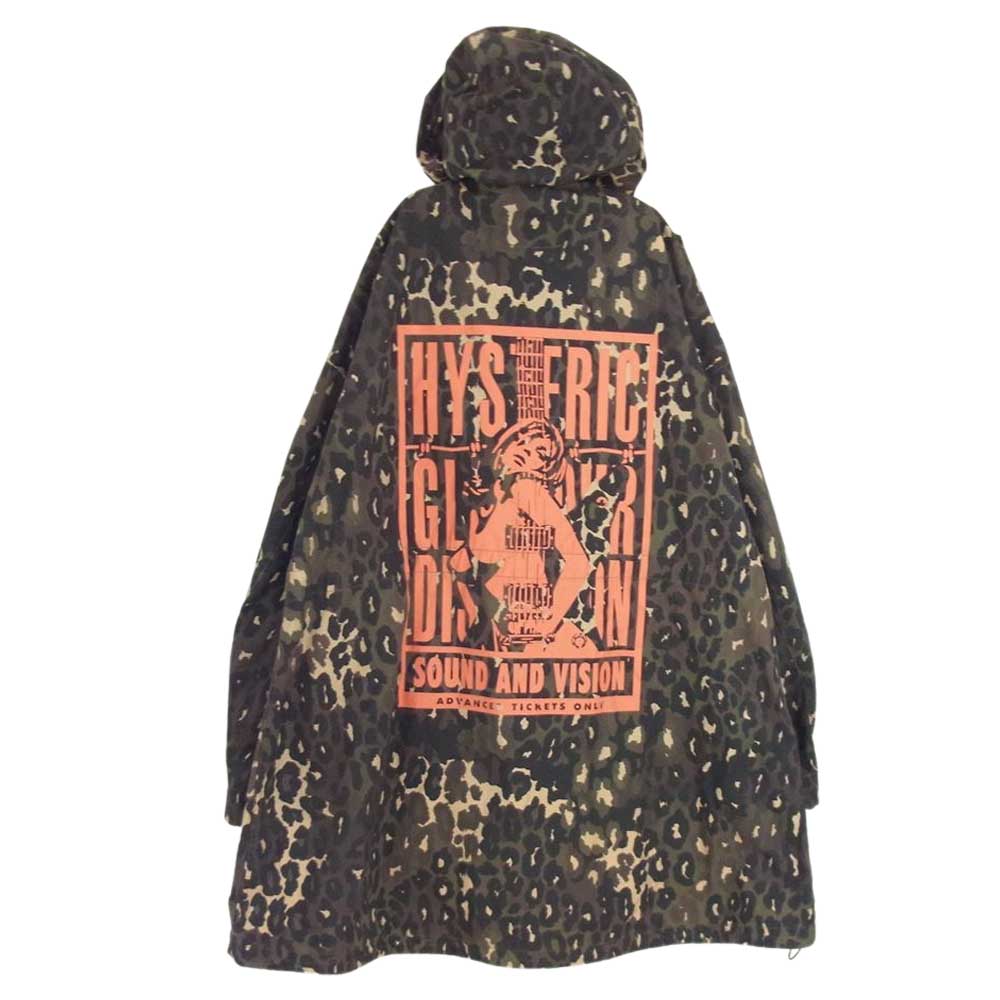 HYSTERIC GLAMOUR ヒステリックグラマー 19SS 01191AB02 HYSTERIC LIVE フーデット ジャケット カーキ系 FREE【中古】