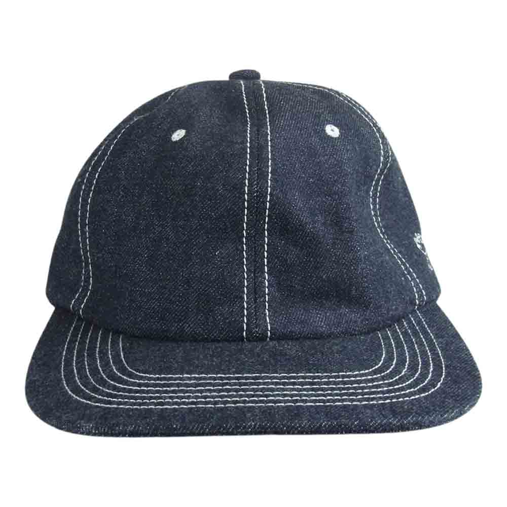 STUDIO D’ARTISAN ステュディオダルチザン D7524 デニム キャップ 帽子 インディゴブルー系 F【新古品】【未使用】【中古】