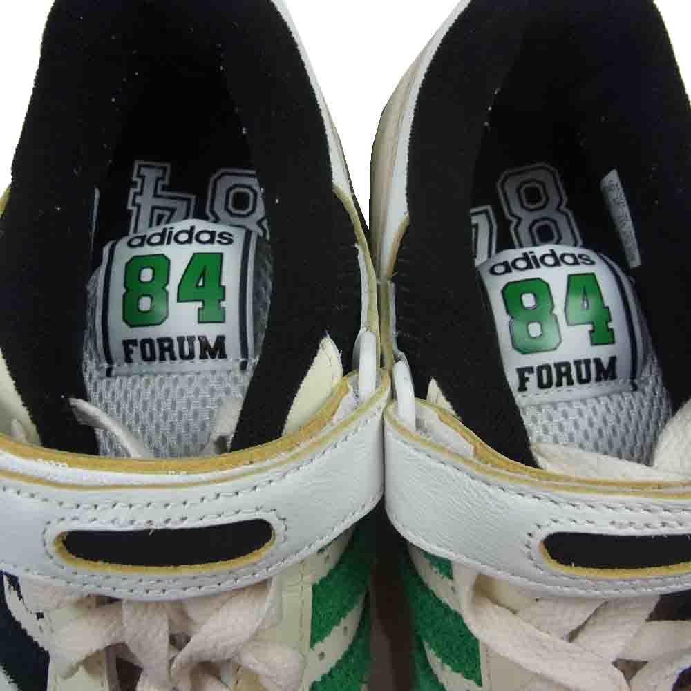 adidas アディダス GX9058　 FORUM 84 LOW フォーラム ロー CELTICS セルティクス スニーカー ホワイト系 27cm 【中古】