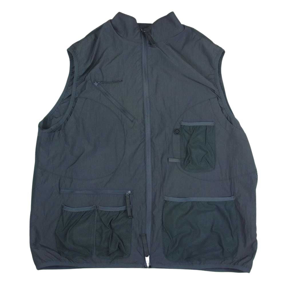 ダイワピア BJ-58122 LECHOPPE別注 EX REVERSIBLE VEST ナイロン ベスト  カーキ系 L【中古】