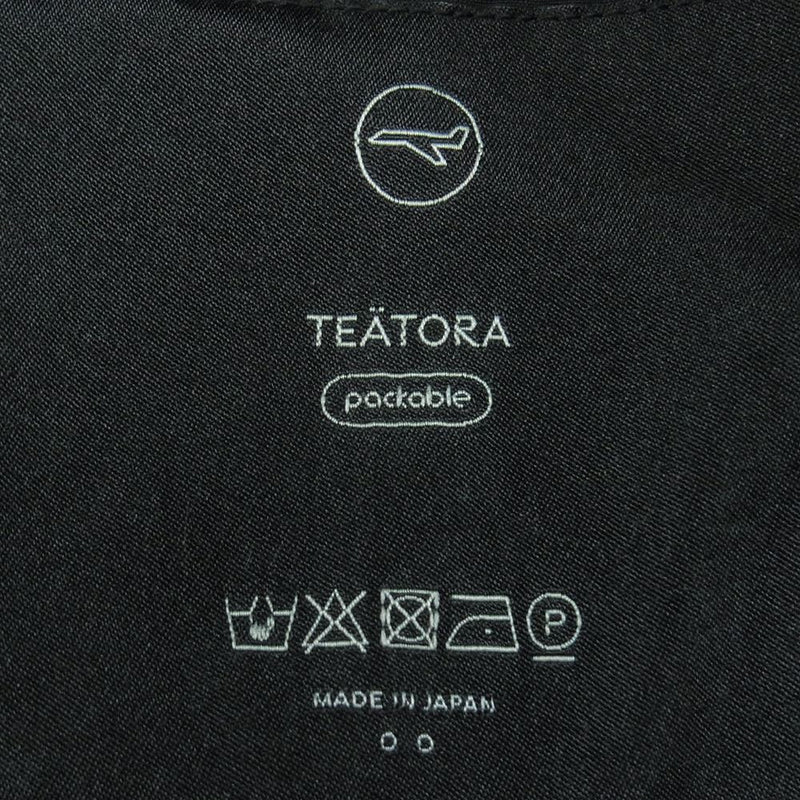 TEATORA テアトラ TT-004-P Wallet Pants PACKABLE ウォレット ナイロン パンツ パッカブル ブラック系 2【美品】【中古】