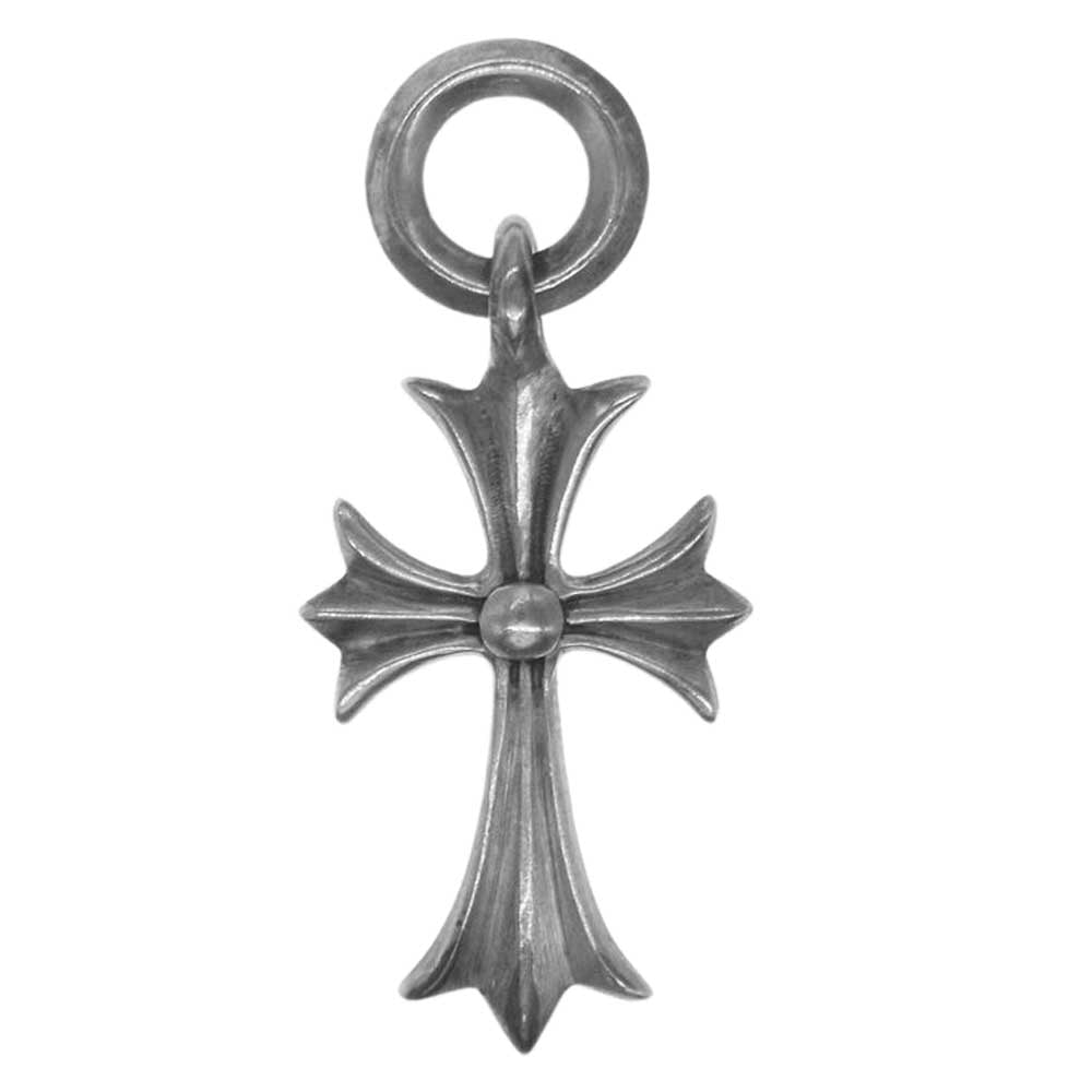 CHROME HEARTS クロムハーツ（原本無） 国内取扱店ギャランティ付属 TINY CH CROSS タイニー CHクロス チャーム シルバー系【中古】