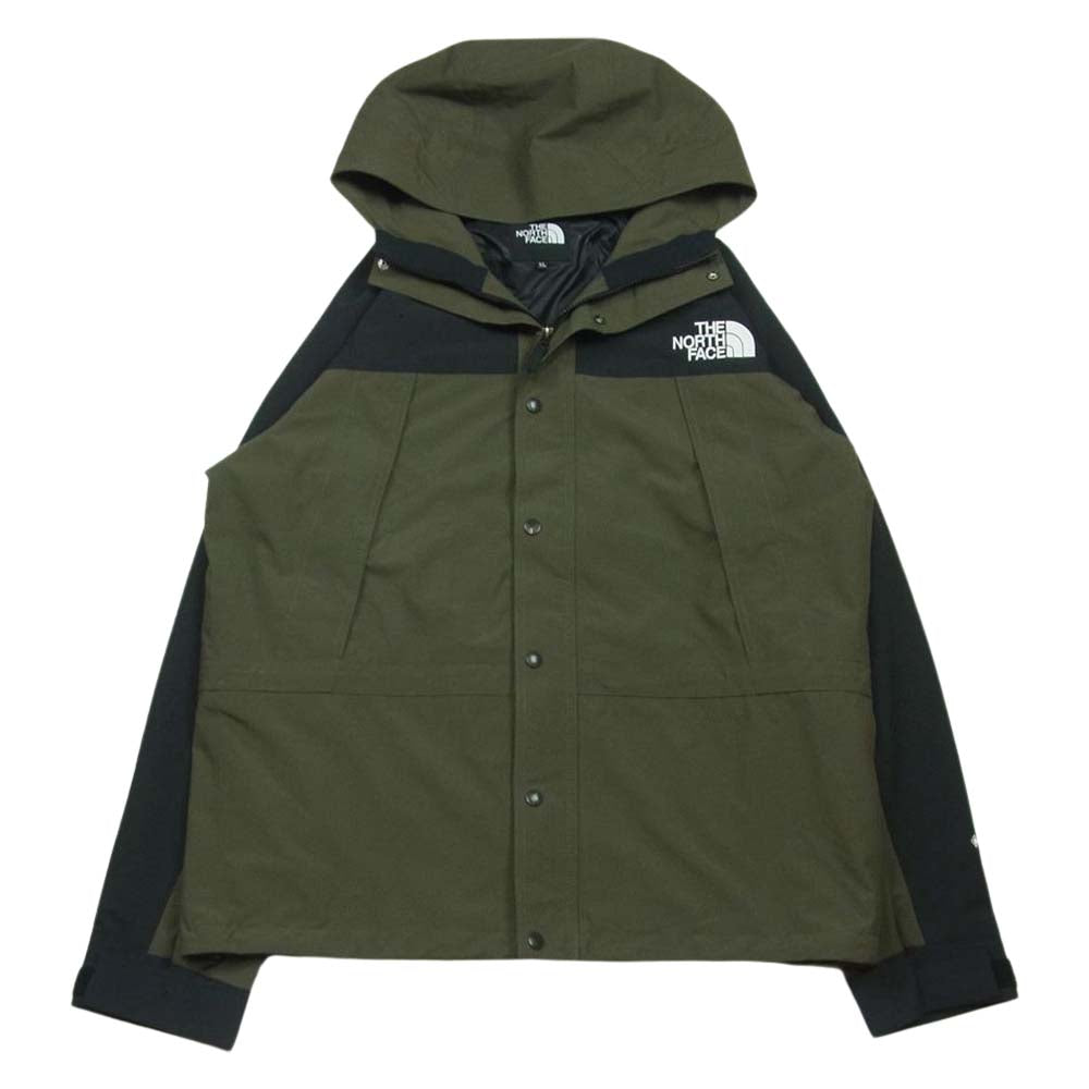 THE NORTH FACE ノースフェイス NP62236 Mountain Light Jacket マウンテン ライト ジャケット ナイロン ブラック系 グレイッシュダークグリーン系 XL【中古】