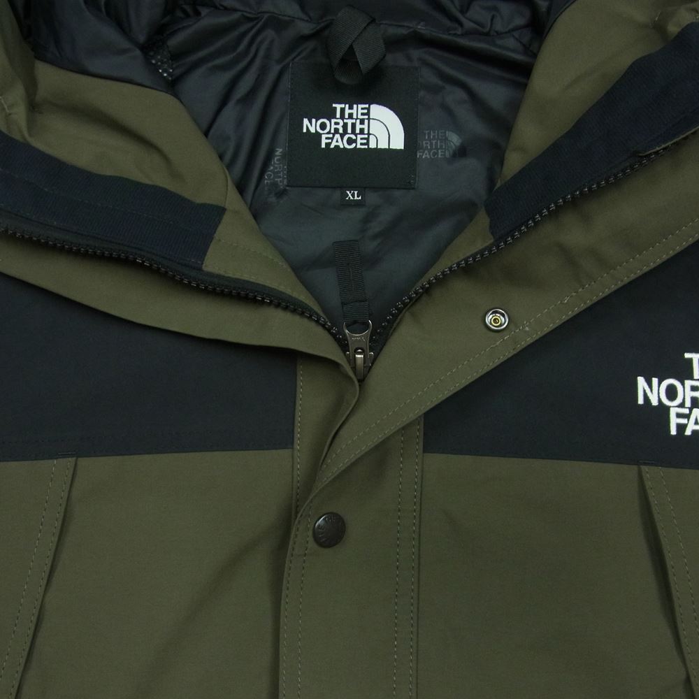 THE NORTH FACE ノースフェイス NP62236 Mountain Light Jacket マウンテン ライト ジャケット ナイロン ブラック系 グレイッシュダークグリーン系 XL【中古】