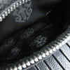 CHROME HEARTS クロムハーツ（原本有） WAVE CROSS BALL ウェーブ クロス ボール ボタン レザー ウォレット 財布 ブラック系【中古】