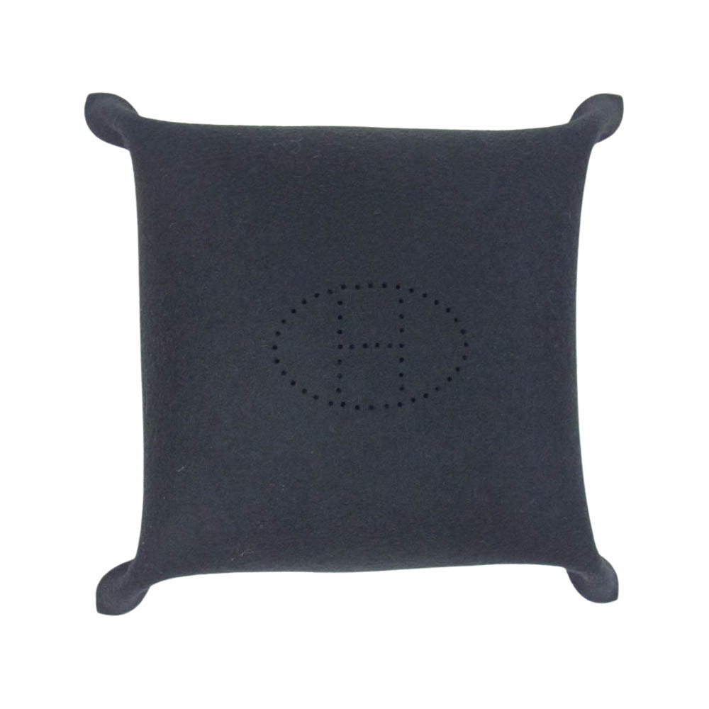 HERMES エルメス フェルト ヴィドポッシュ プレート ブラック系【美品】【中古】