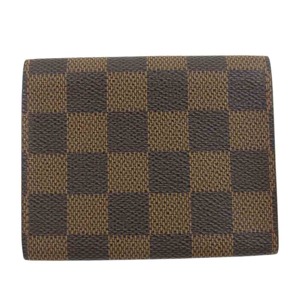 LOUIS VUITTON ルイ・ヴィトン N62920 アンヴェロップ カルト ドゥ ヴィジット ダミエ コインケース ブラウン系【美品】【中古】