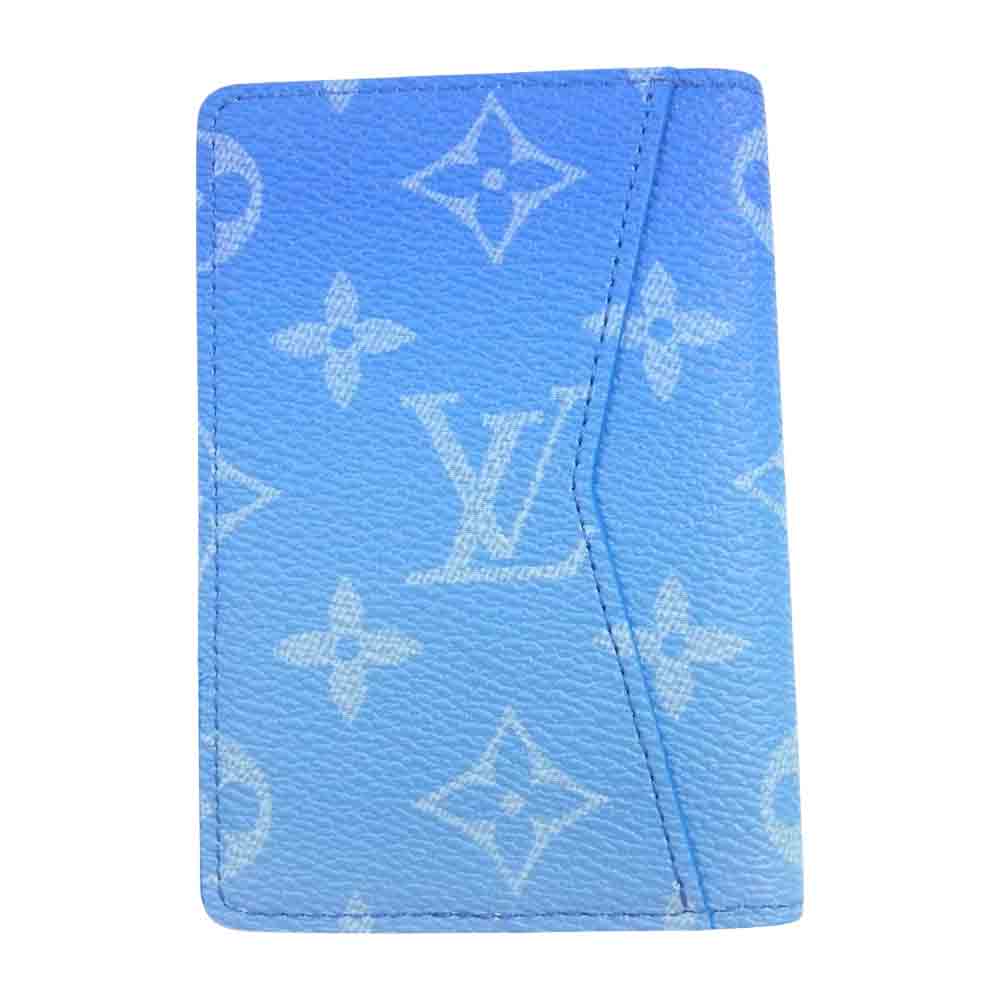 LOUIS VUITTON ルイ・ヴィトン 20AW M69679 オーガナイザー ドゥ ポッシュ カードケース ライトブルー系【新古品】【未使用】【中古】