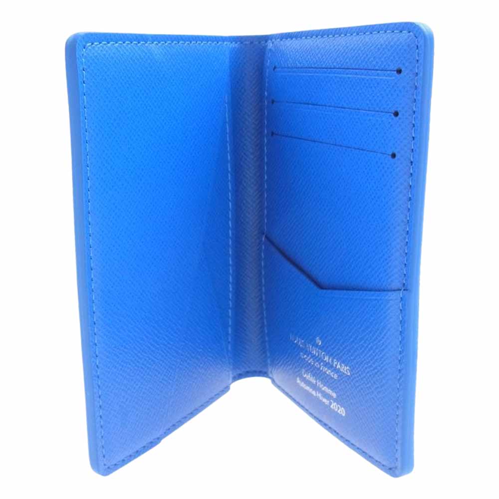 LOUIS VUITTON ルイ・ヴィトン 20AW M69679 オーガナイザー ドゥ ポッシュ カードケース ライトブルー系【新古品】【未使用】【中古】