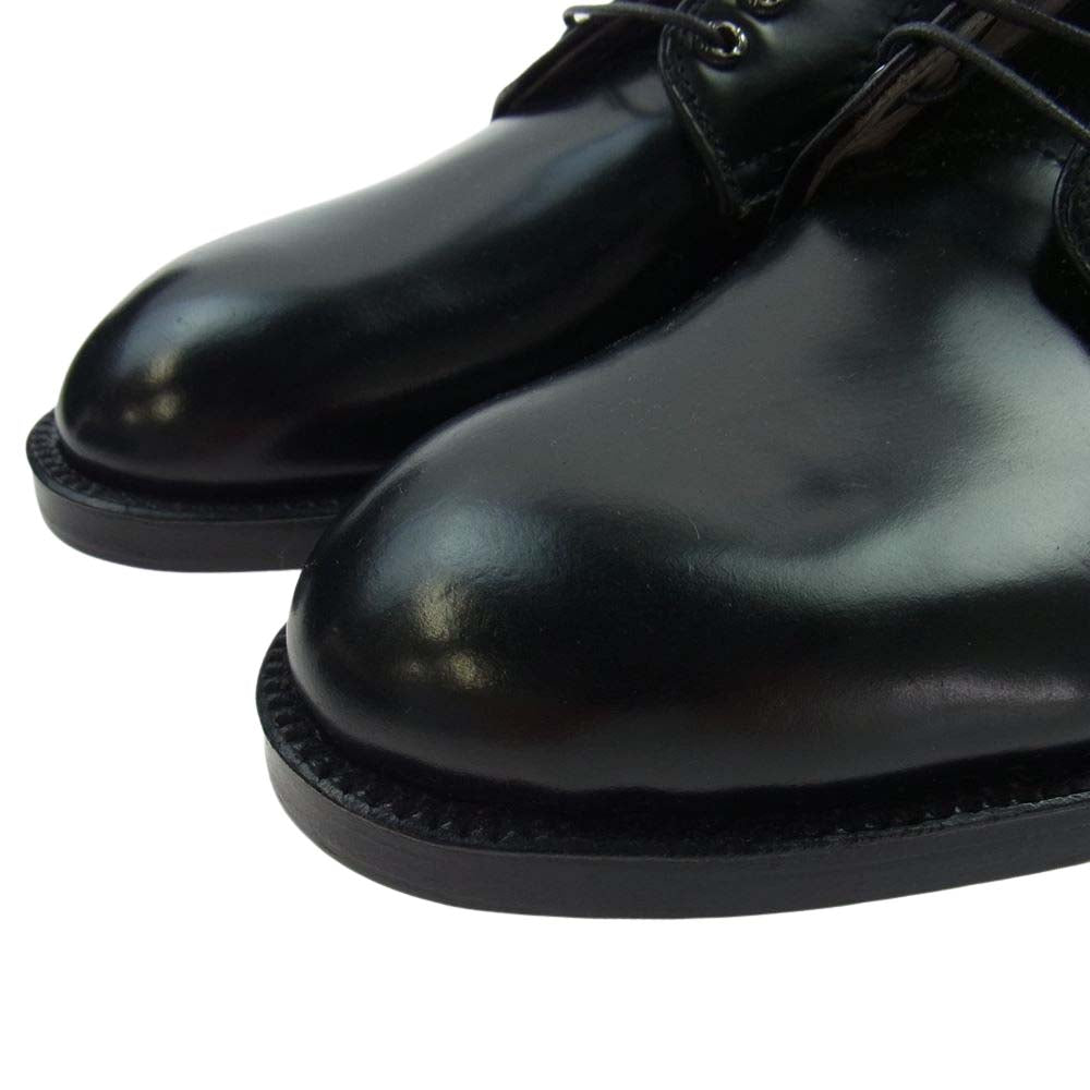 CHROME HEARTS クロムハーツ（原本有） Alden LACE FRNT GRMMTS オールデン コードバン チャッカブーツ クロスボール ブラック系 8D【極上美品】【中古】