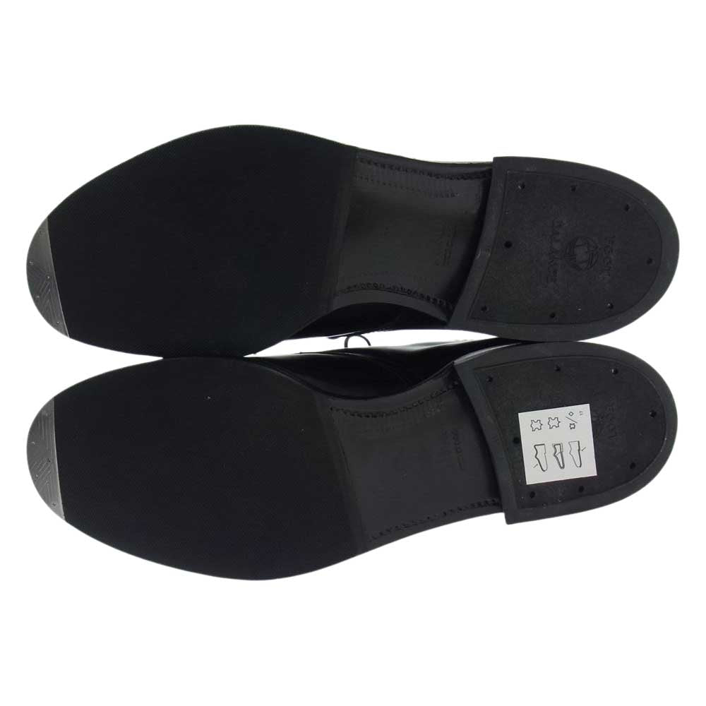 CHROME HEARTS クロムハーツ（原本有） Alden LACE FRNT GRMMTS オールデン コードバン チャッカブーツ クロスボール ブラック系 8D【極上美品】【中古】