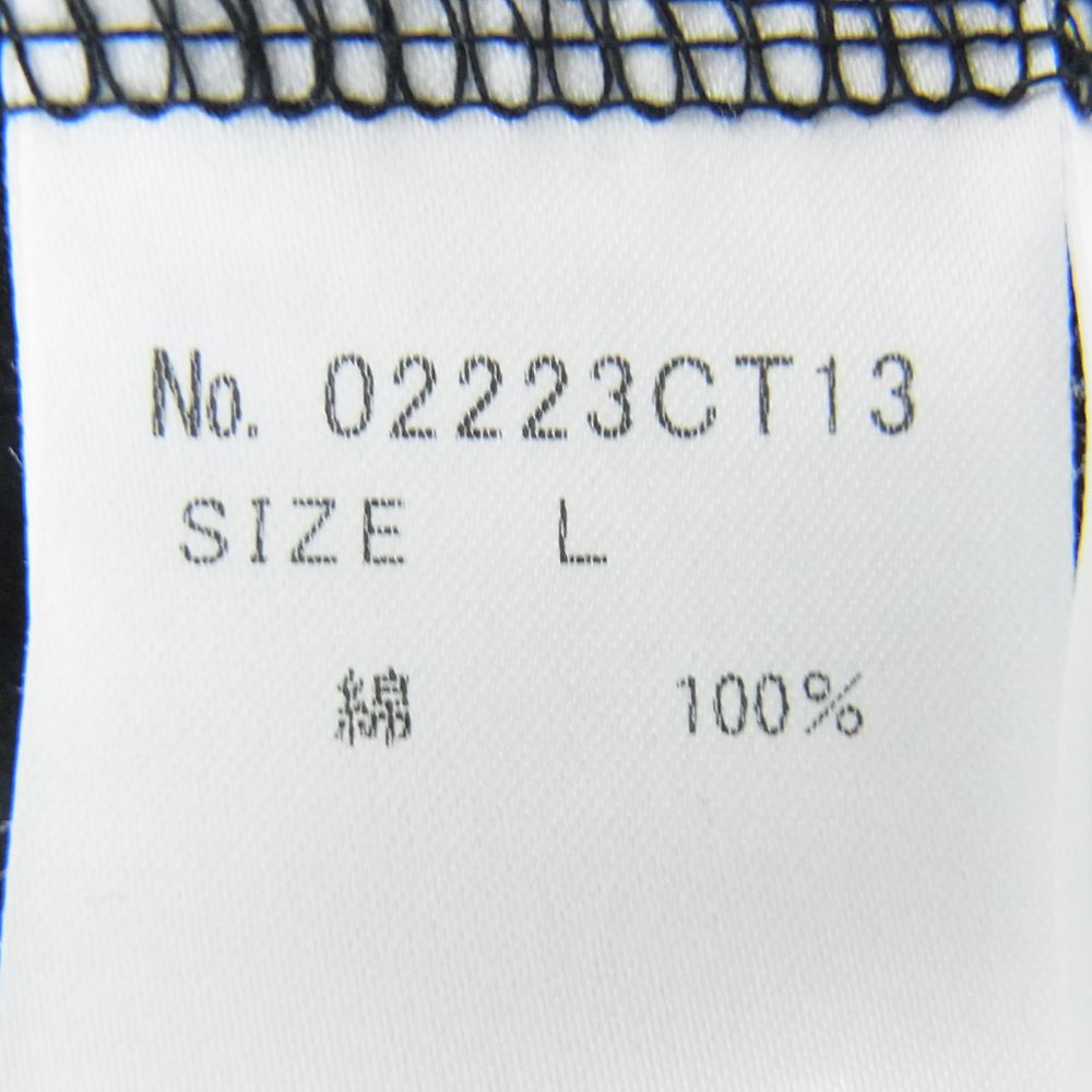 HYSTERIC GLAMOUR ヒステリックグラマー 02223CT13 RED SHOES  レッドシューズ  Tシャツ  ブラック系 L【中古】