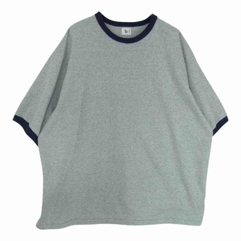 ブラームスルーツストック bROOTS23SARK01 ONLY ARK 別注 Cotton Rayon 88/12 Trim Tee トリムティー 半袖 Tシャツ グレー系 3【極上美品】【中古】