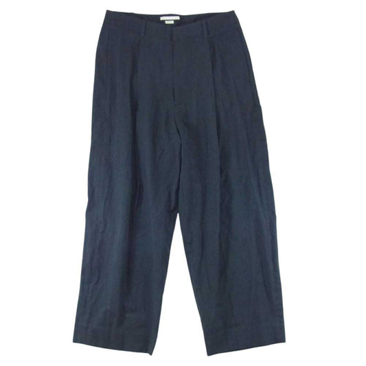 ブラームス   23SS BHS23S015 Wool Rayon Silk Super Wide Slacks ウール レーヨン シルク スラックス パンツ グレー系 2【美品】【中古】