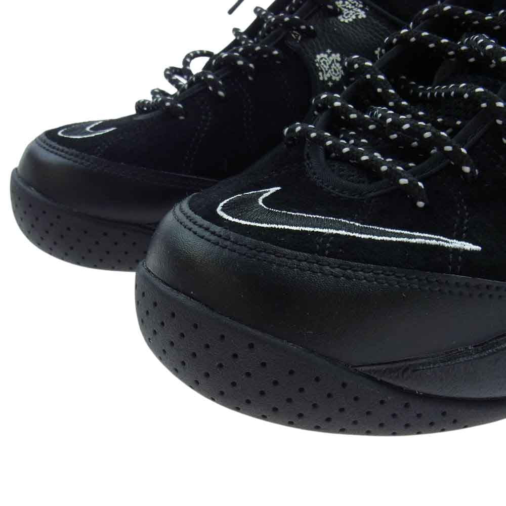 Supreme シュプリーム 22SS DJ8604-001 × NIKE AIR ZOOM FLIGHT 95 エアズームフライト ローカット スニーカー  ペイズリー バンダナ ブラック ブラック系 27cm【中古】