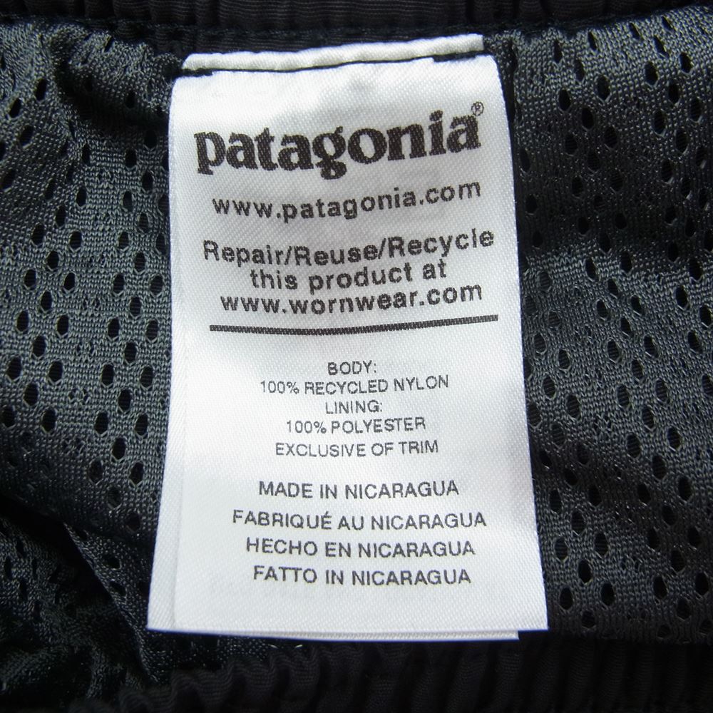 patagonia パタゴニア 20SS 57021 20年製 Baggies Short 5inch バギーズ ショーツ 5インチ ブラック ブラック系 M【美品】【中古】
