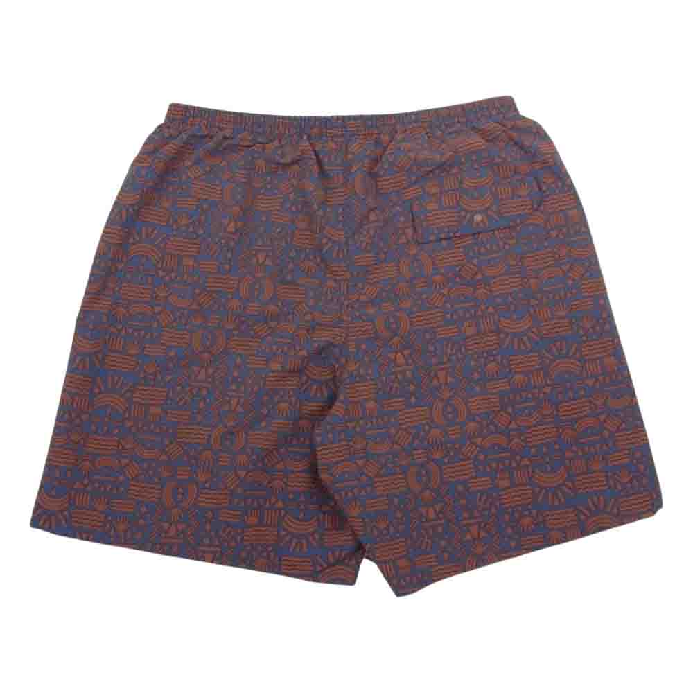patagonia パタゴニア 19AW 58034 19年製 Baggies Long  7inch バギーズ ショーツ 7インチ 総柄 ネイビー系 エンジ系 M【極上美品】【中古】
