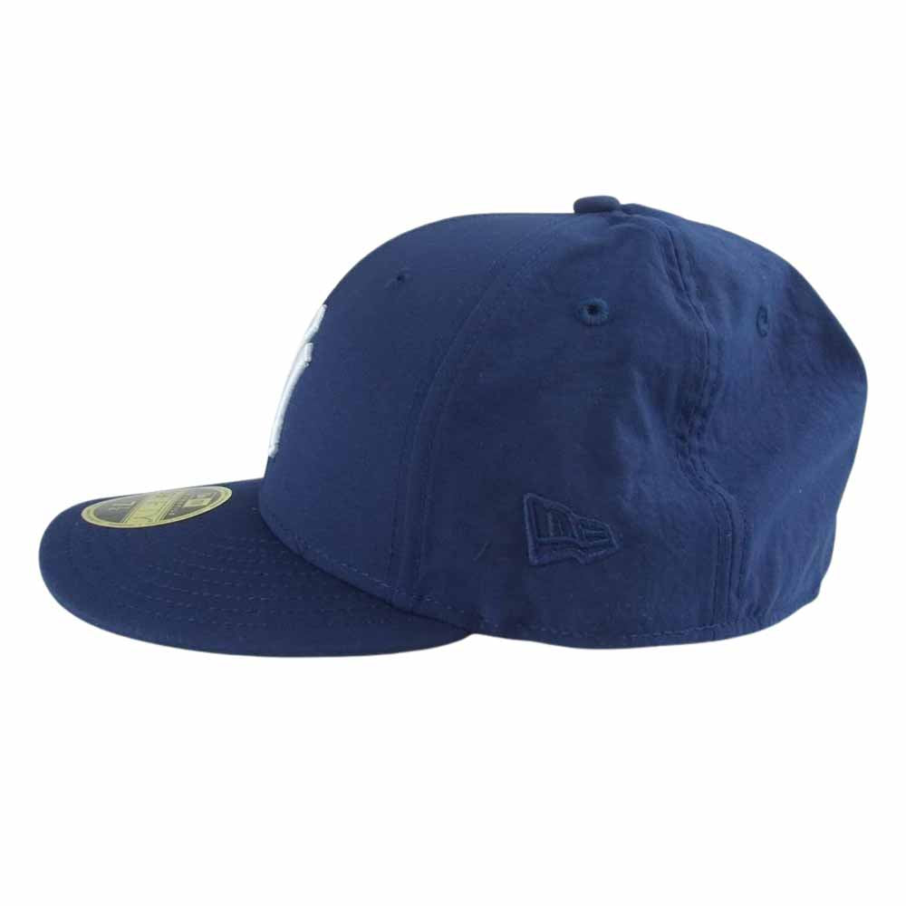 キス × NEW ERA ニューエラ NY ニューヨーク ヤンキース キャップ ネイビー系 57.7cm【極上美品】【中古】