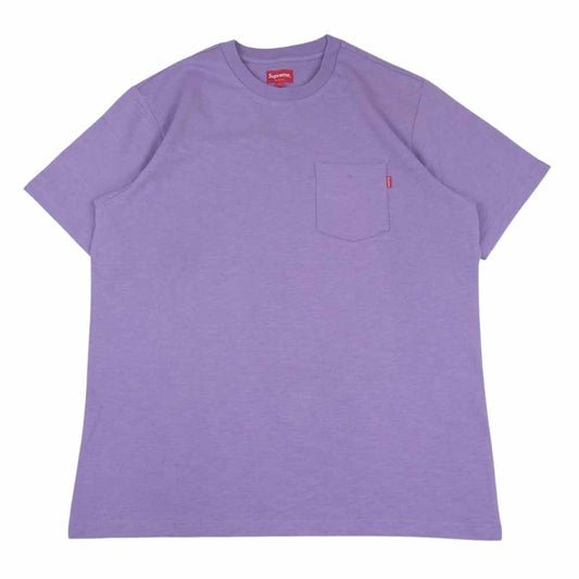 Supreme シュプリーム S/S Pocket Tee ポケット 半袖 Tシャツ パープル系 L【新古品】【未使用】【中古】