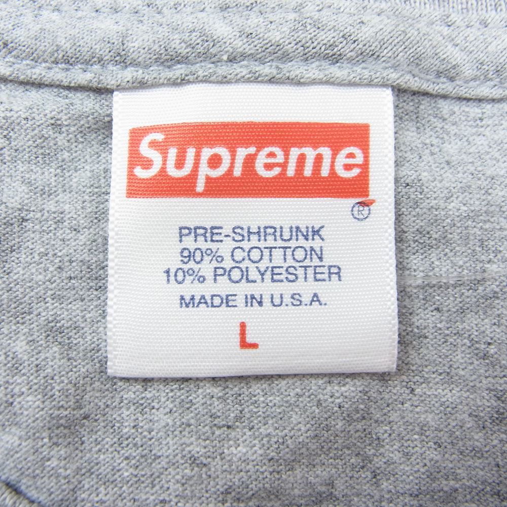 Supreme シュプリーム 18AW Cat in the Hat Tee キャットインザハット Tシャツ グレー系 L【極上美品】【中古】