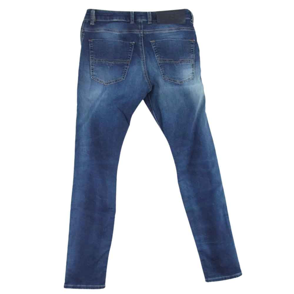 DIESEL ディーゼル KROOLEY JOGG TAPERED ジョグジーンズ テーパード デニムパンツ インディゴブルー系 28【中古】