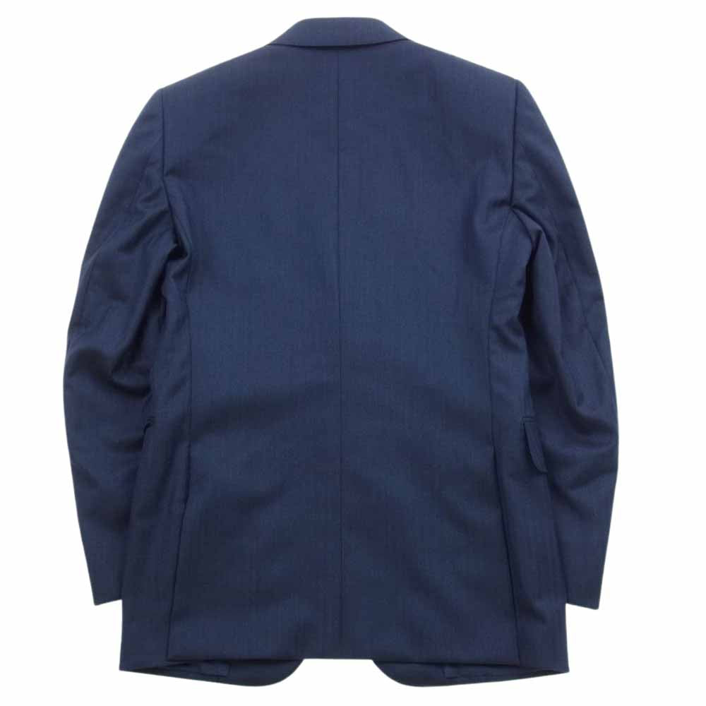 Dunhill ダンヒル BELGRAVIA ウール 2B 本切羽 セットアップ ネイビー系 36【中古】