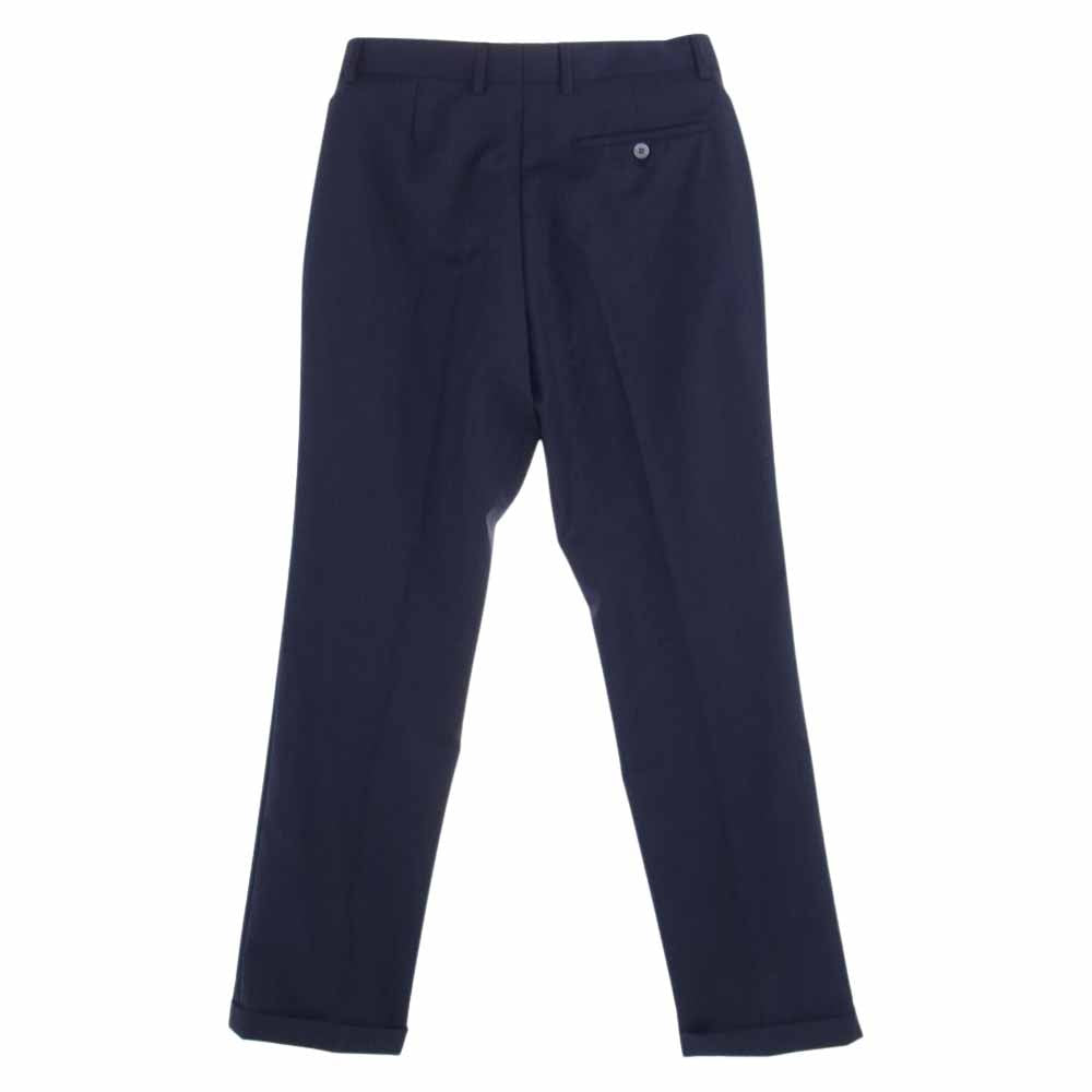 Dunhill ダンヒル BELGRAVIA ウール 2B 本切羽 セットアップ ネイビー系 36【中古】